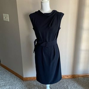 Navy dress from MM Lafleur